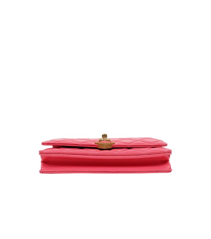 Chanel Pink Heart Turnlock WOC