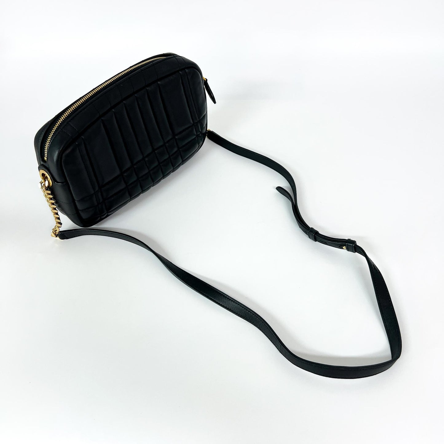 Burberry Small Quilted Lambskin Lola Camera Bag Black