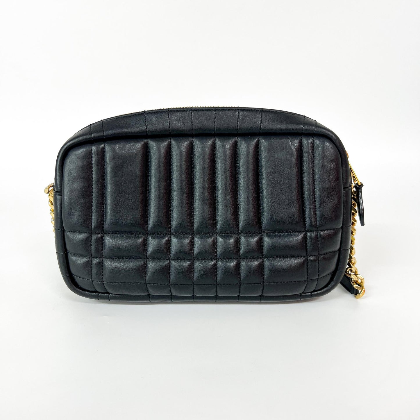 Burberry Small Quilted Lambskin Lola Camera Bag Black
