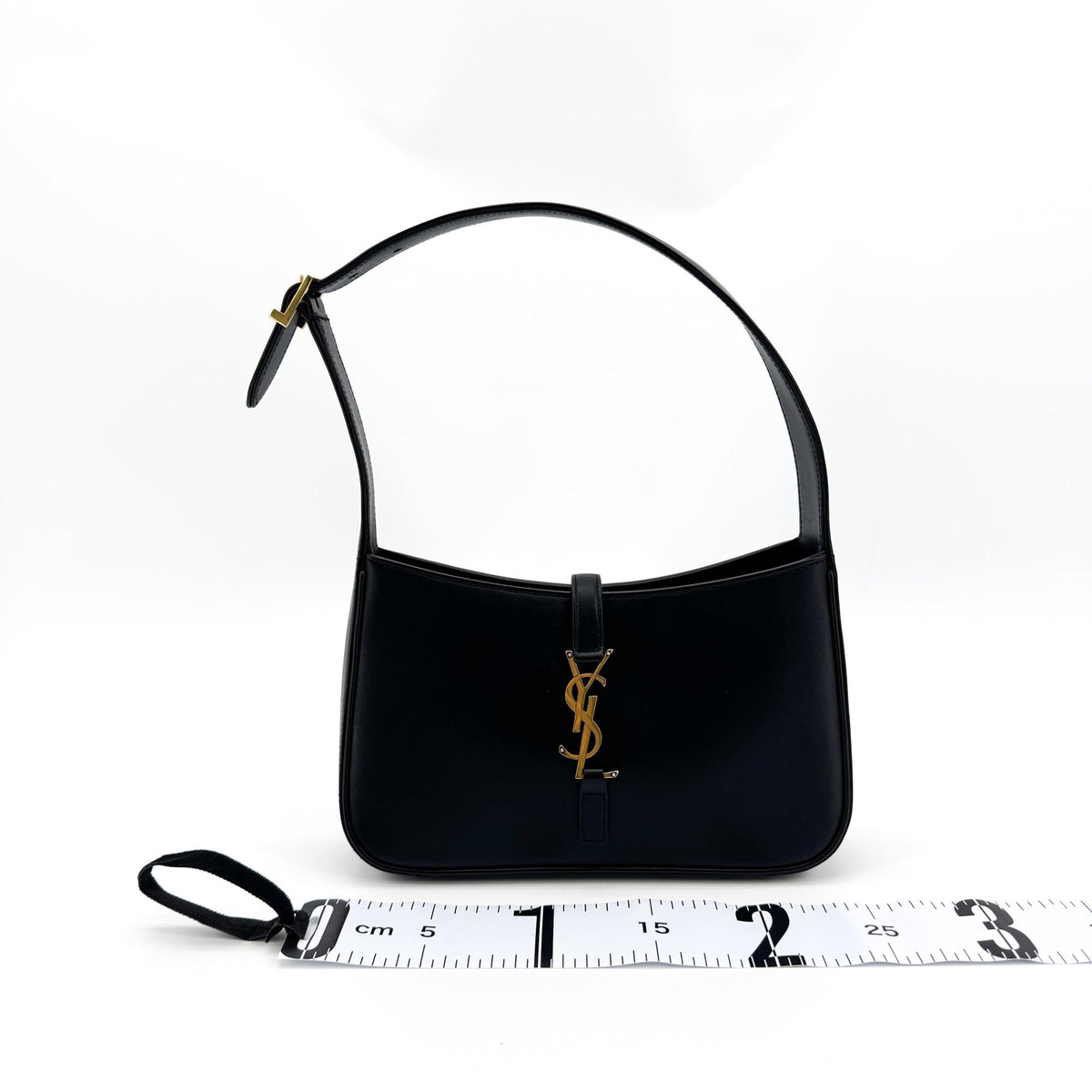 Saint Laurent Le 5 A 7 Hobo Bag Smooth Leather Black