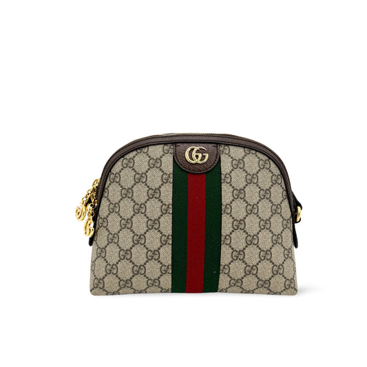 Gucci Ophidia GG Small Crossbody Bag Beige Ebony