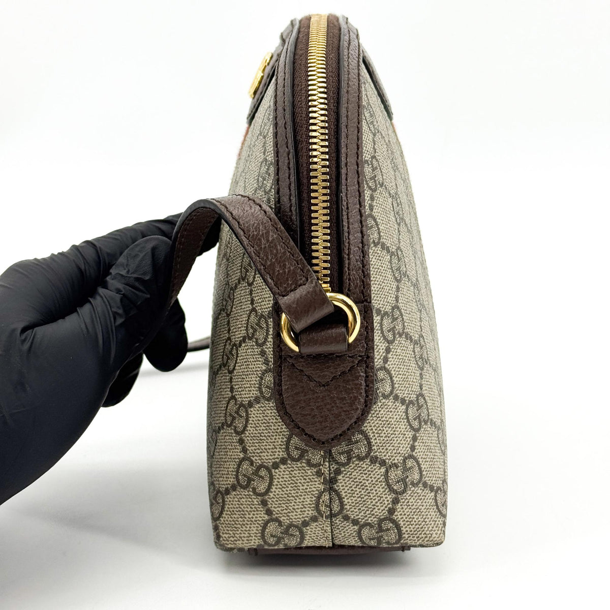 Gucci Ophidia GG Small Crossbody Bag Beige Ebony