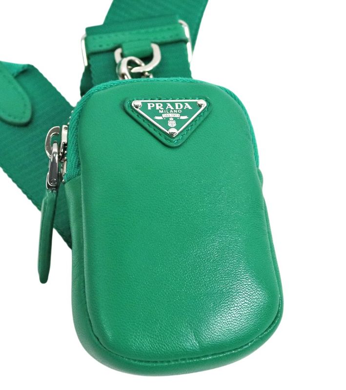 Prada Green Padded 2005 Re-edition Multi Hobo Crossbody Bag