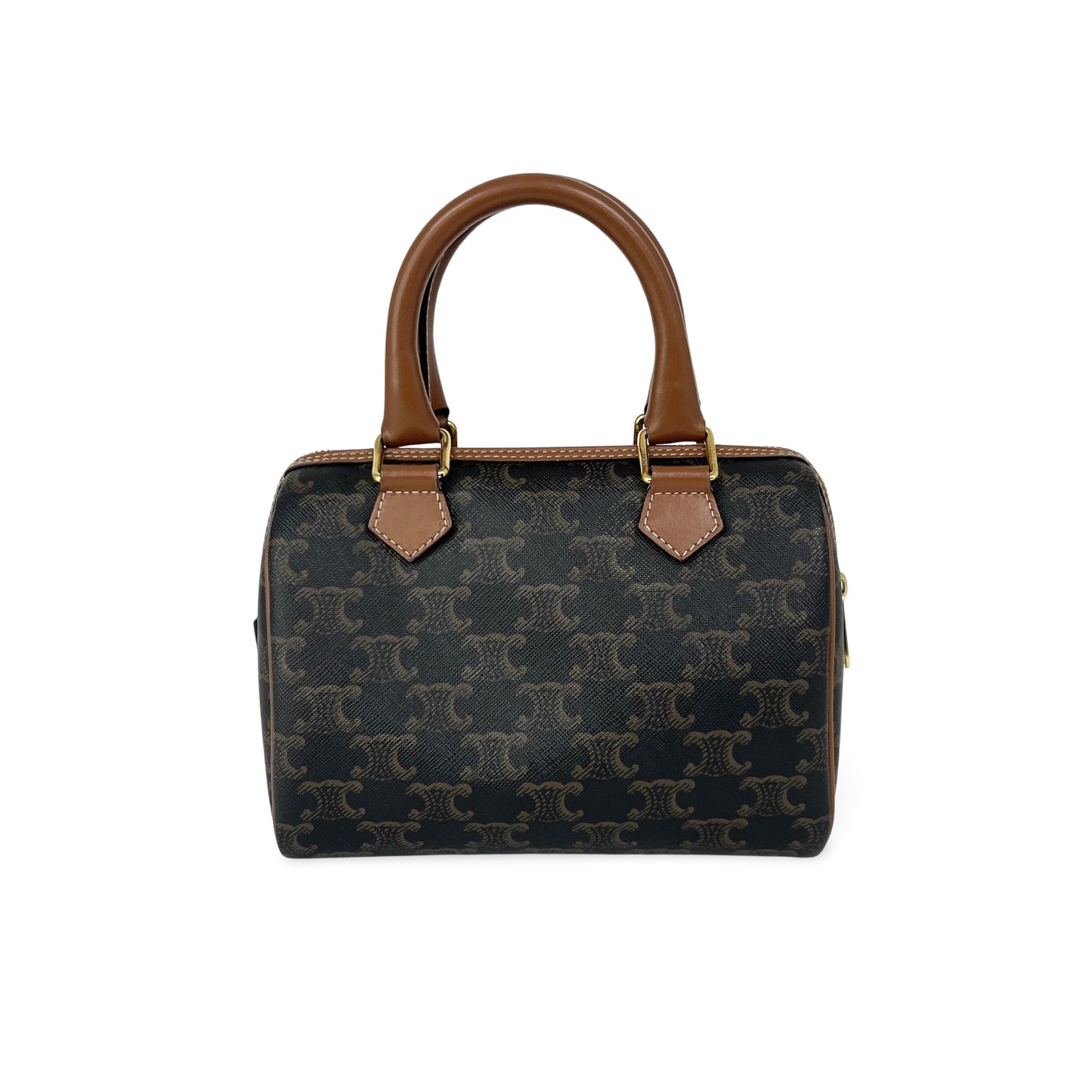 Celine Triomphe Canvas Mini Boston Bag