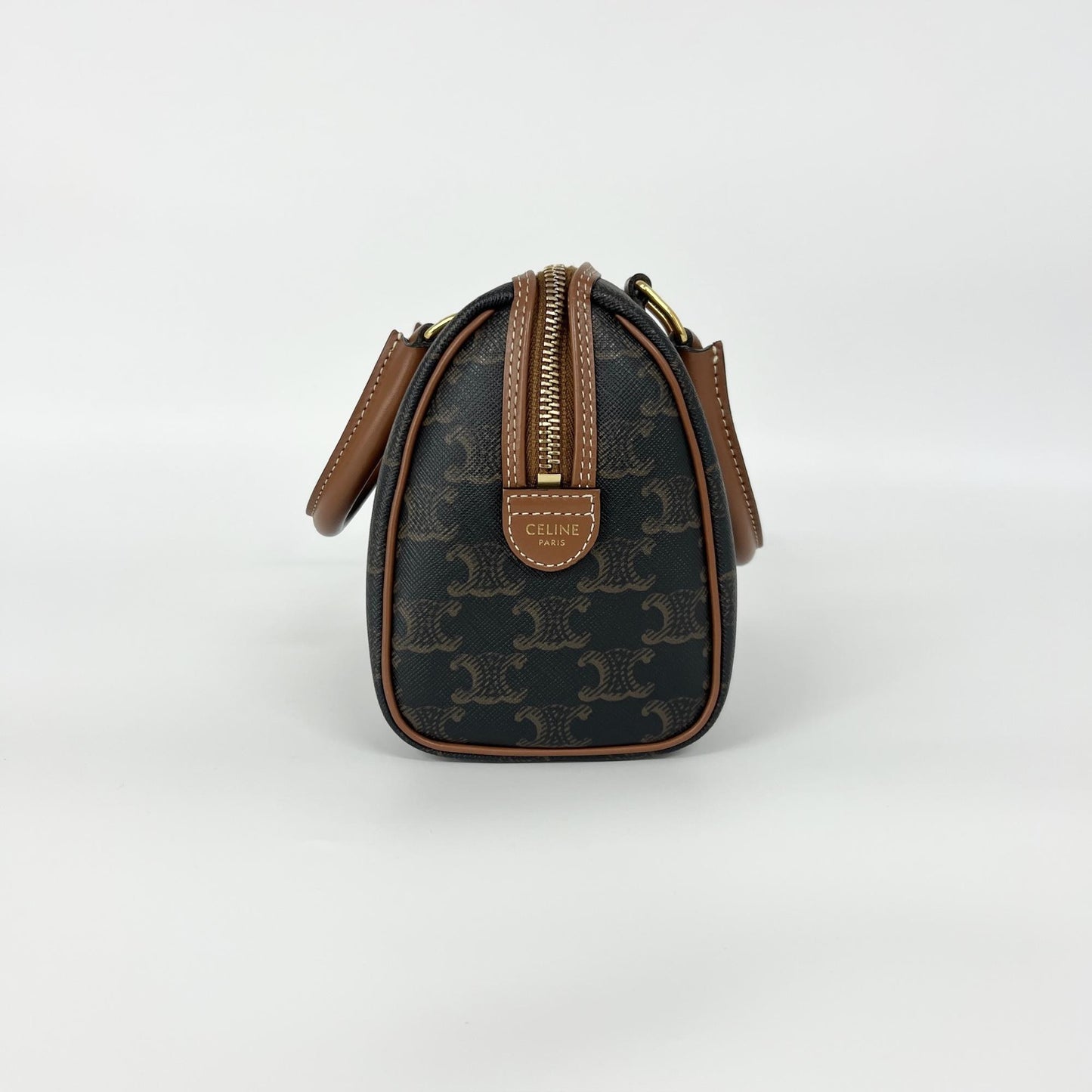 Celine Triomphe Canvas Mini Boston Bag