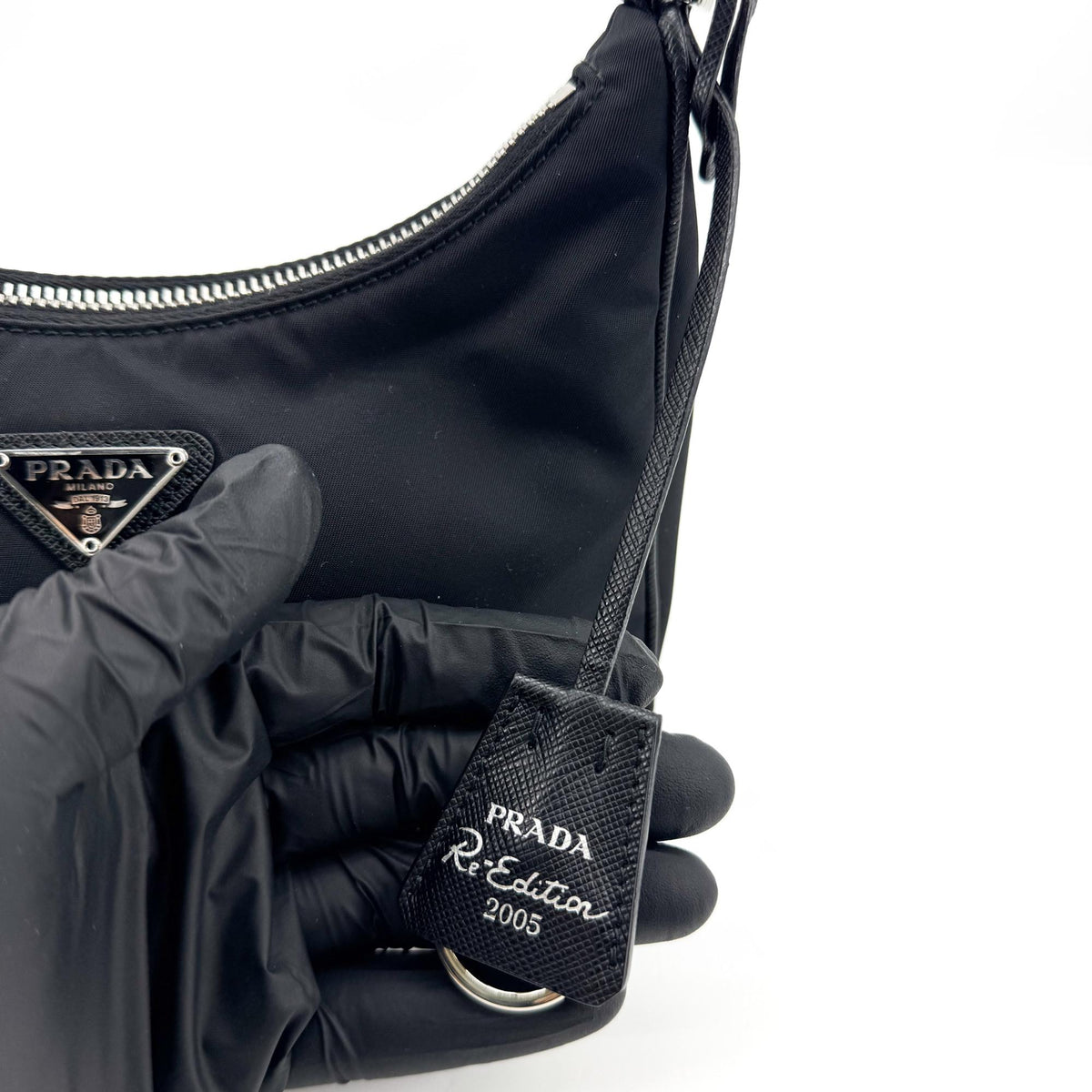 Prada Re-Ylon Re-Edition 2005 Mini Crossbody Bag Black