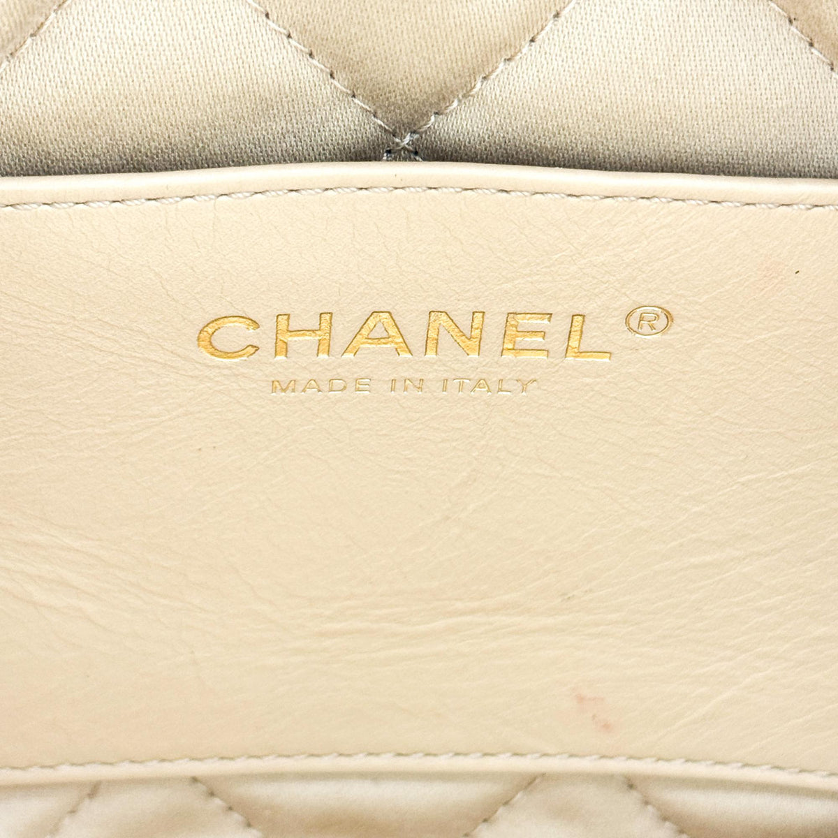 Chanel 22 Mini Clutch White Gold Hardware