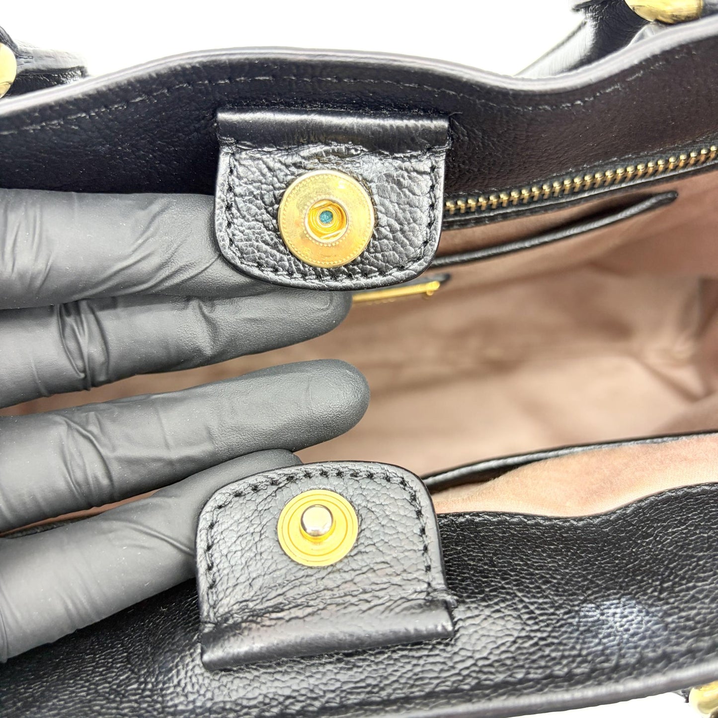 Miu Miu Vitello Fenix 2-Way Tote Bag Black
