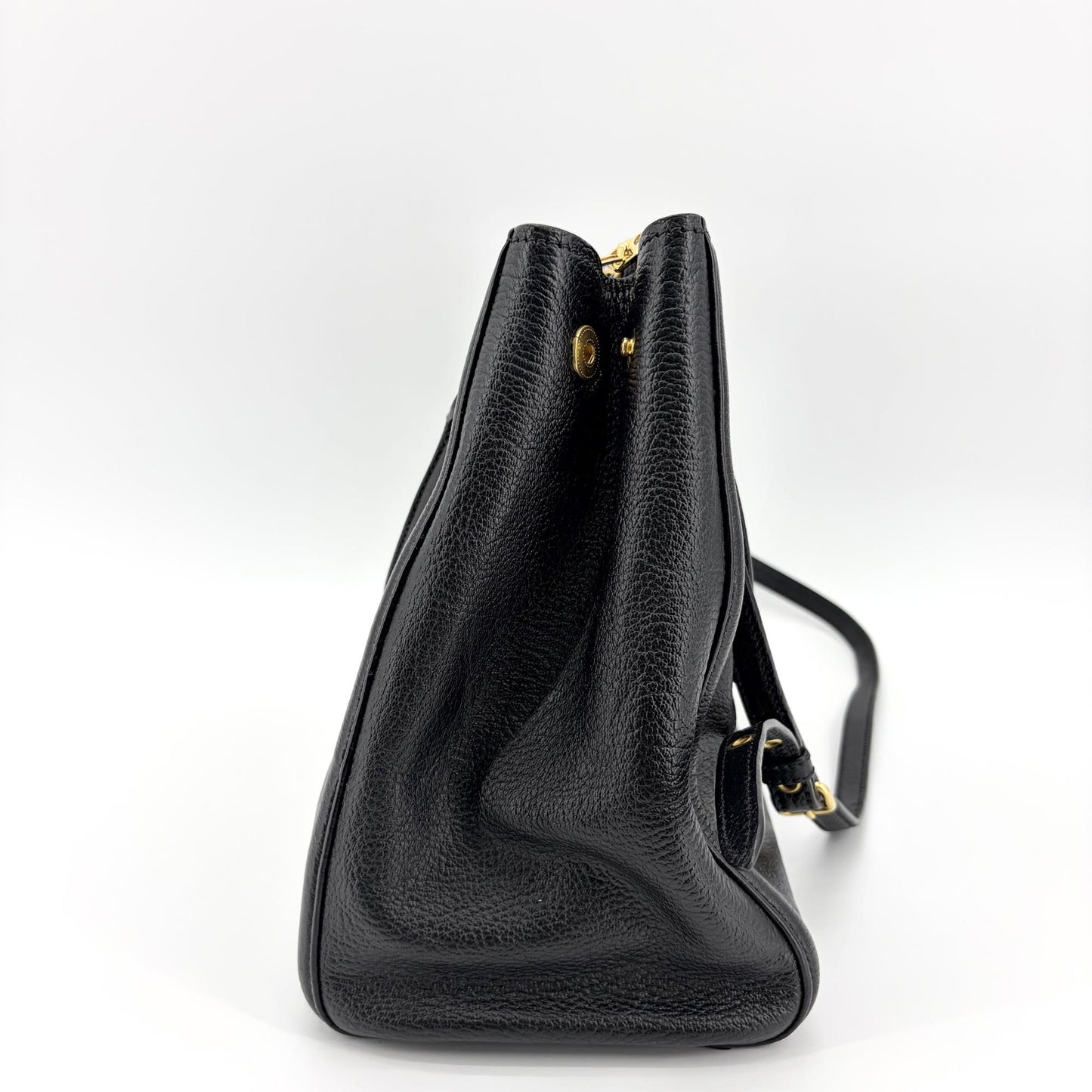 Miu Miu Vitello Fenix 2-Way Tote Bag Black