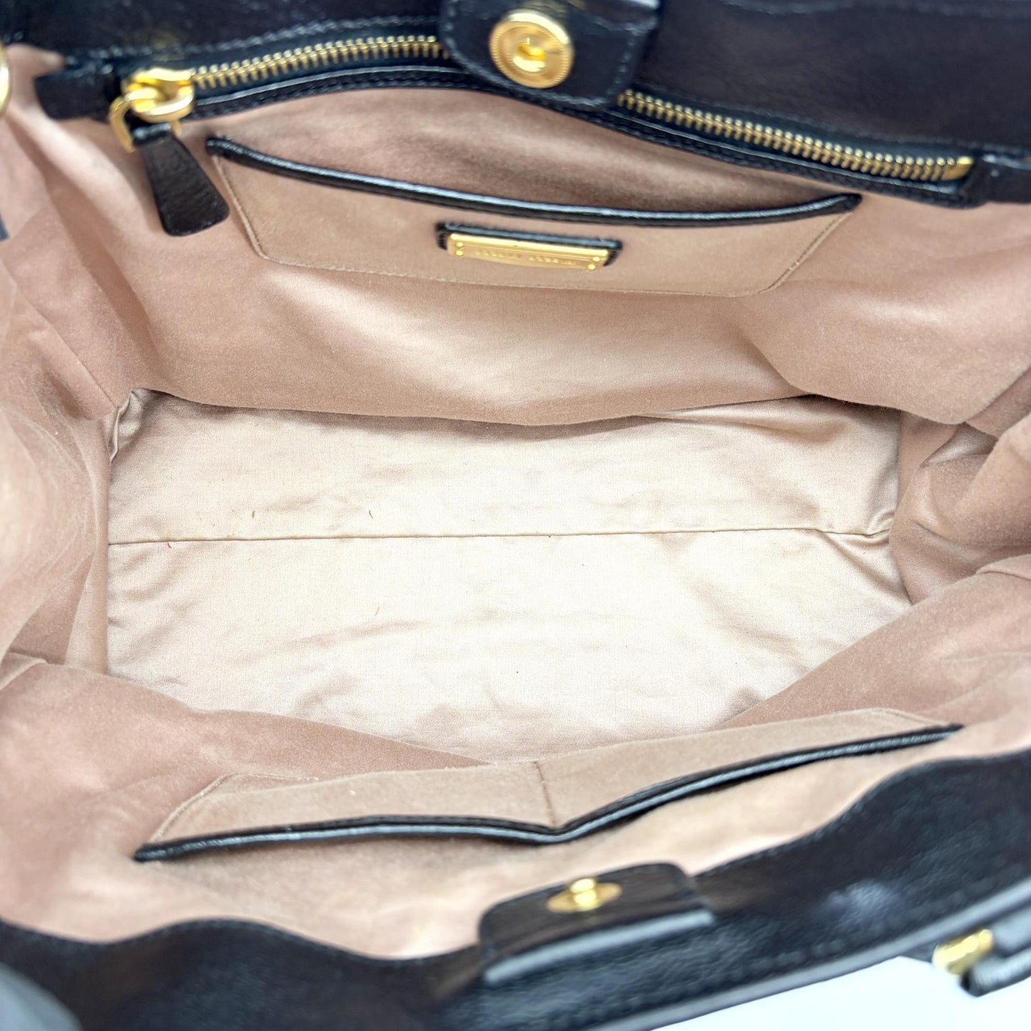 Miu Miu Vitello Fenix 2-Way Tote Bag Black
