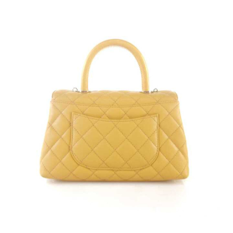 Small Caviar Coco Handle Tote Bag Shoulder Bag 23