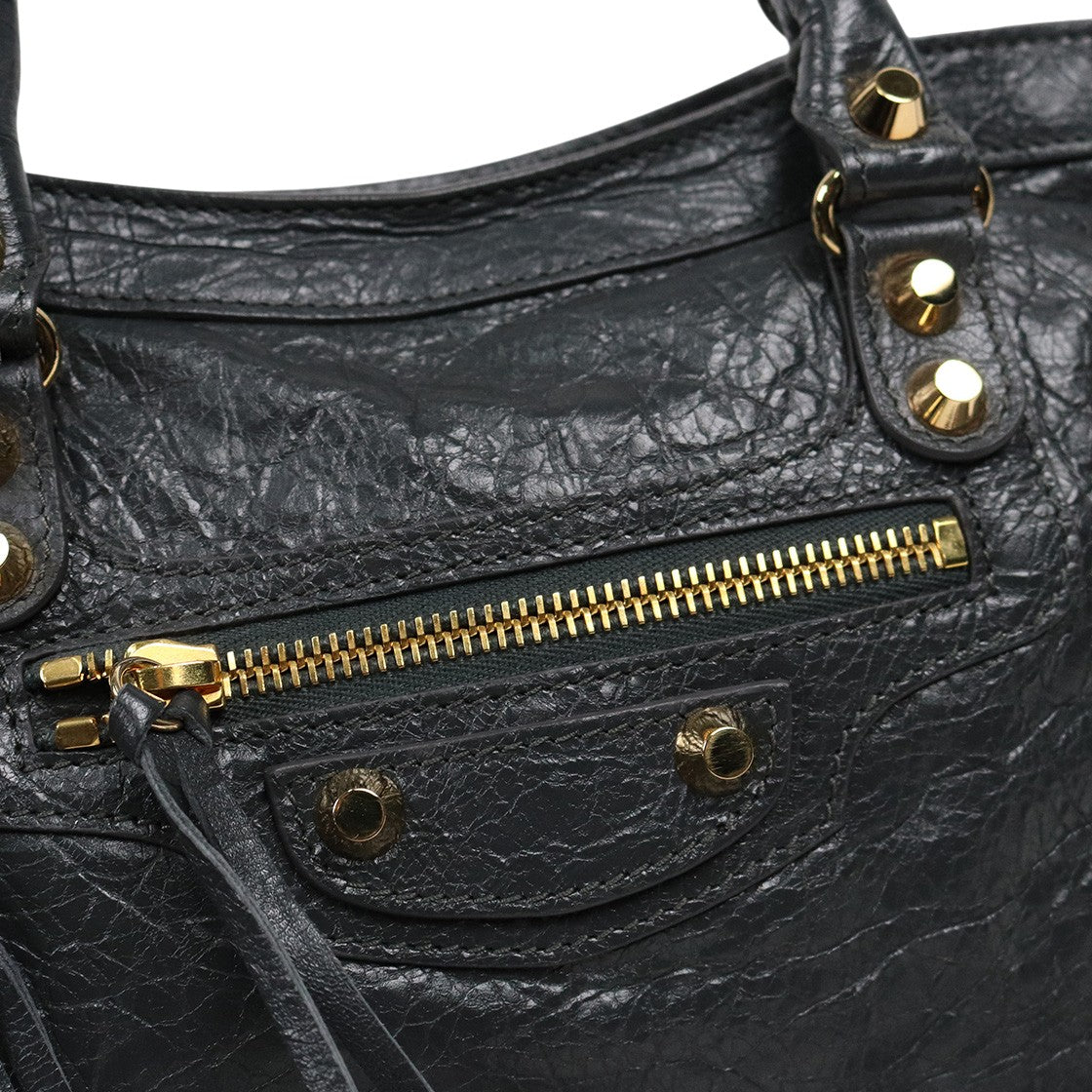 Balenciaga Gray Motor Bag
