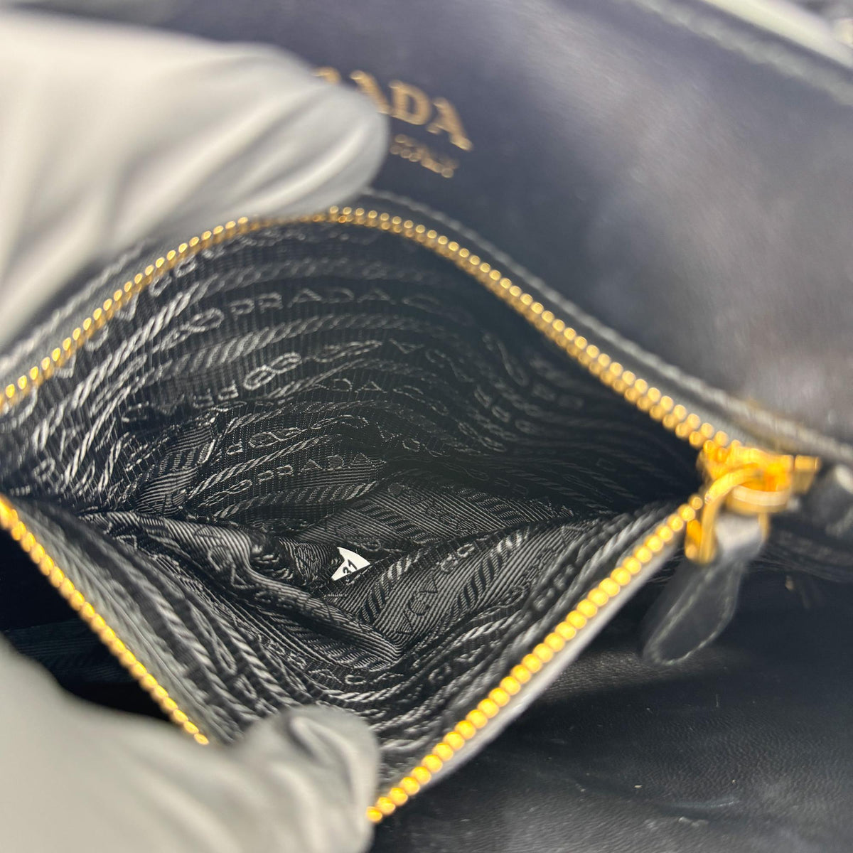Prada Saffiano City Mini Square Crossbody Bag