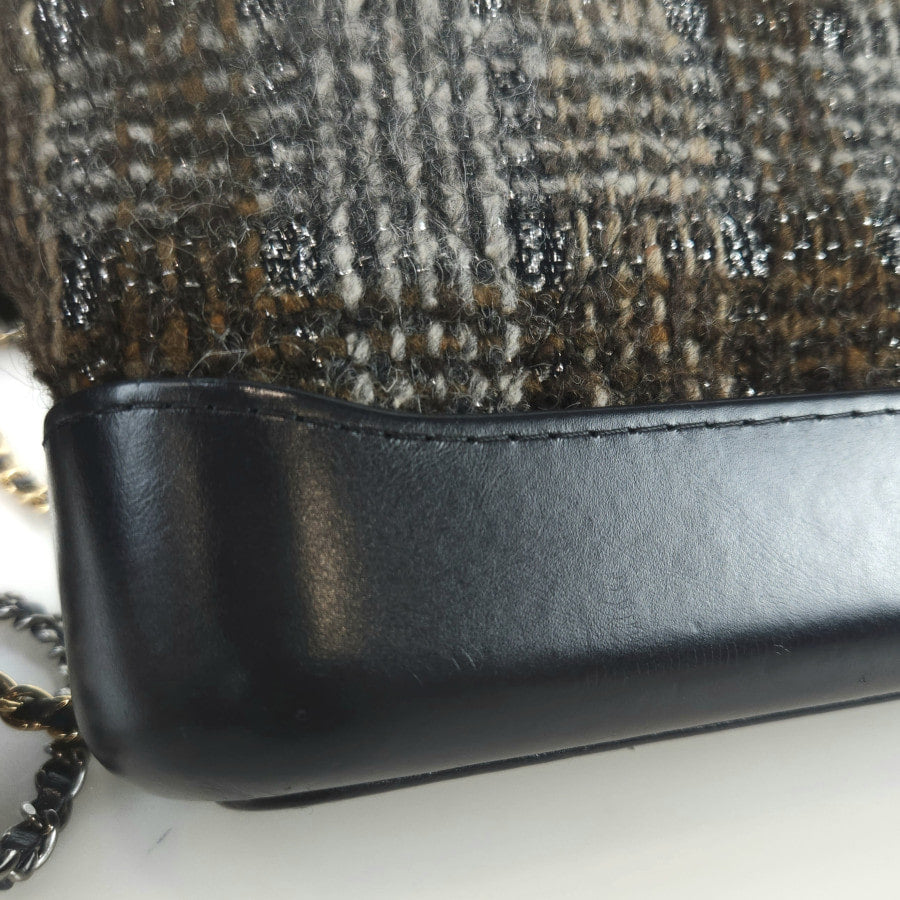 Small Tweed Gabrielle Hobo Bag Shoulder Bag Crossbody Bag A91810