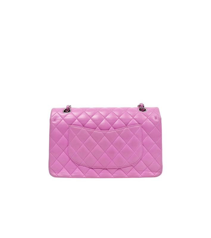 Chanel Purple Medium Lambskin Classic Double-Flap Bag