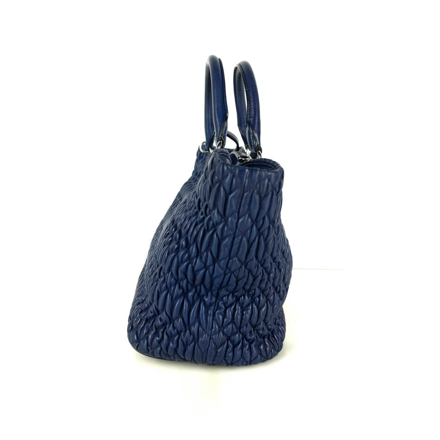 Napa Matelassé Crystal Strap Tote Bag Shoulder Bag RN0896