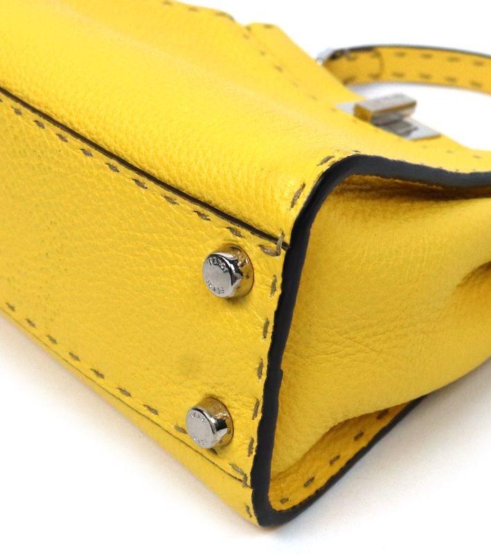 Fendi Yellow Small Celeria Picaboo