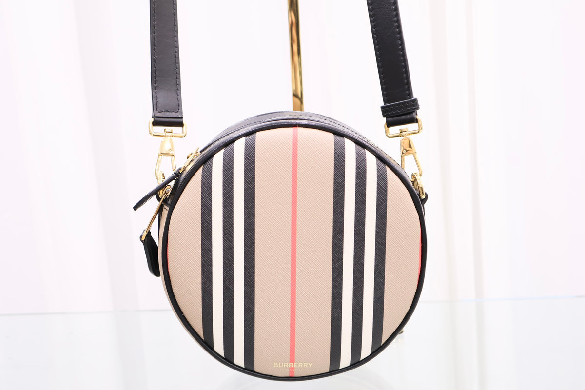 Louis Stripe Tambourine Crossbody Bag 8027293