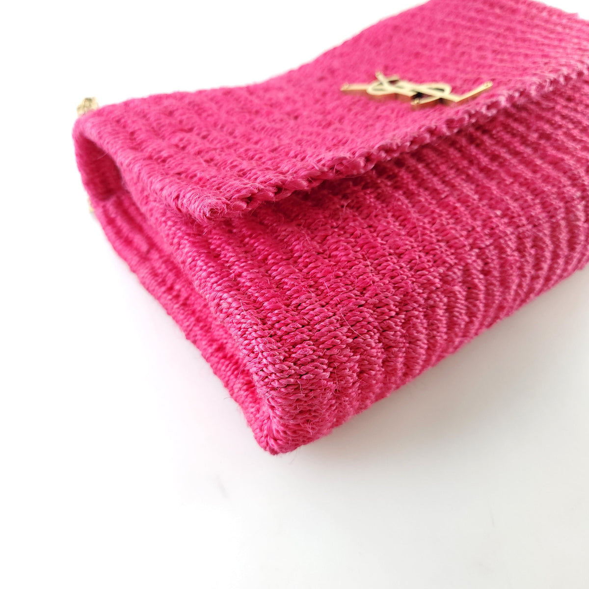 Medium Raffia Kate Chain Shoulder Bag 580065