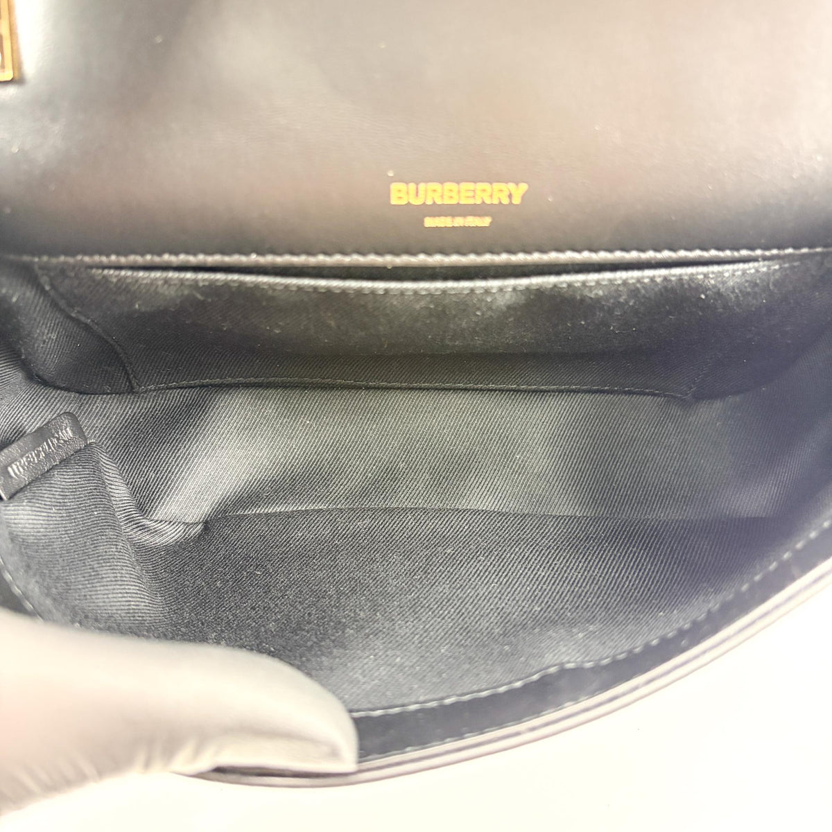 Burberry Small Lola Shoulder Bag Black Gold Hardware