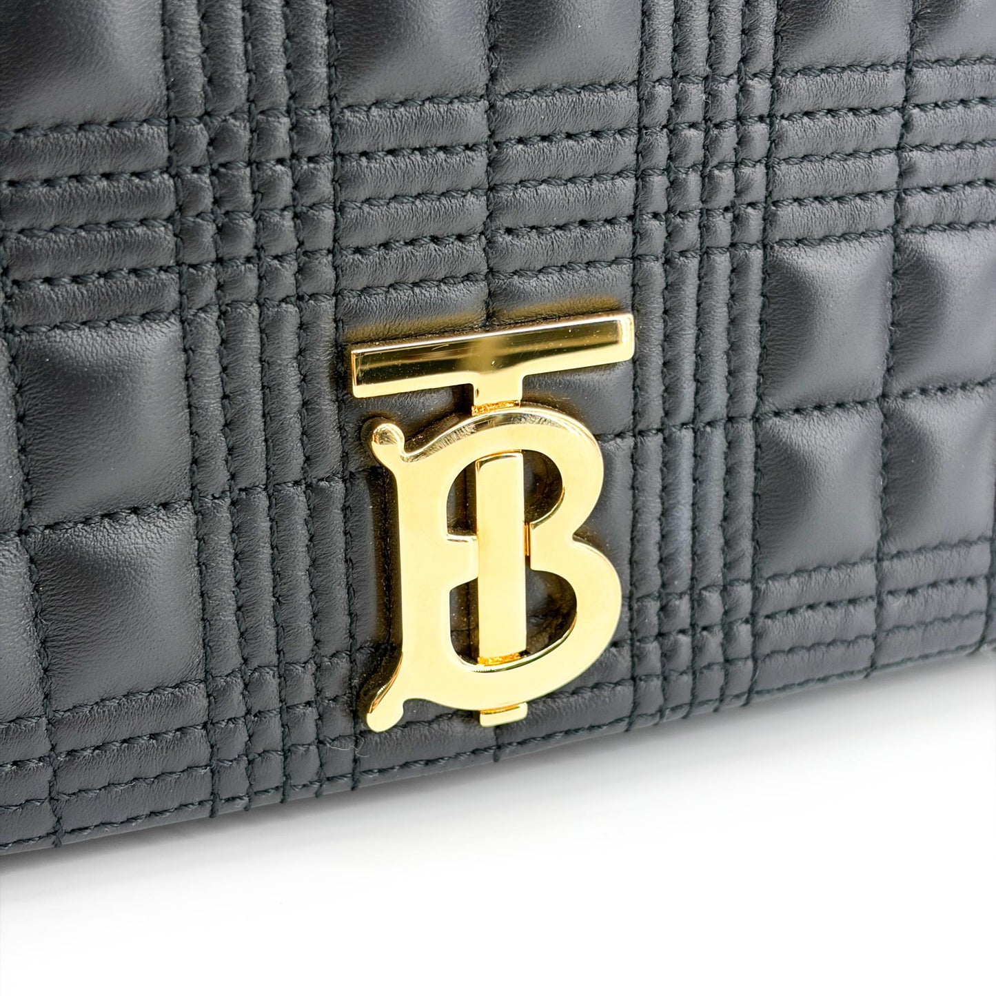 Burberry Small Lola Shoulder Bag Black Gold Hardware