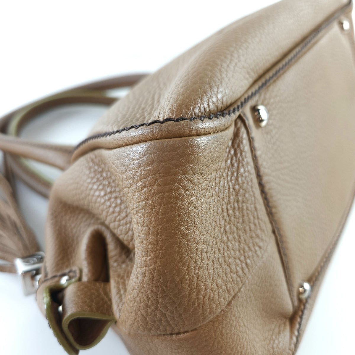 Vintage Tassel Bowling Tote Bag