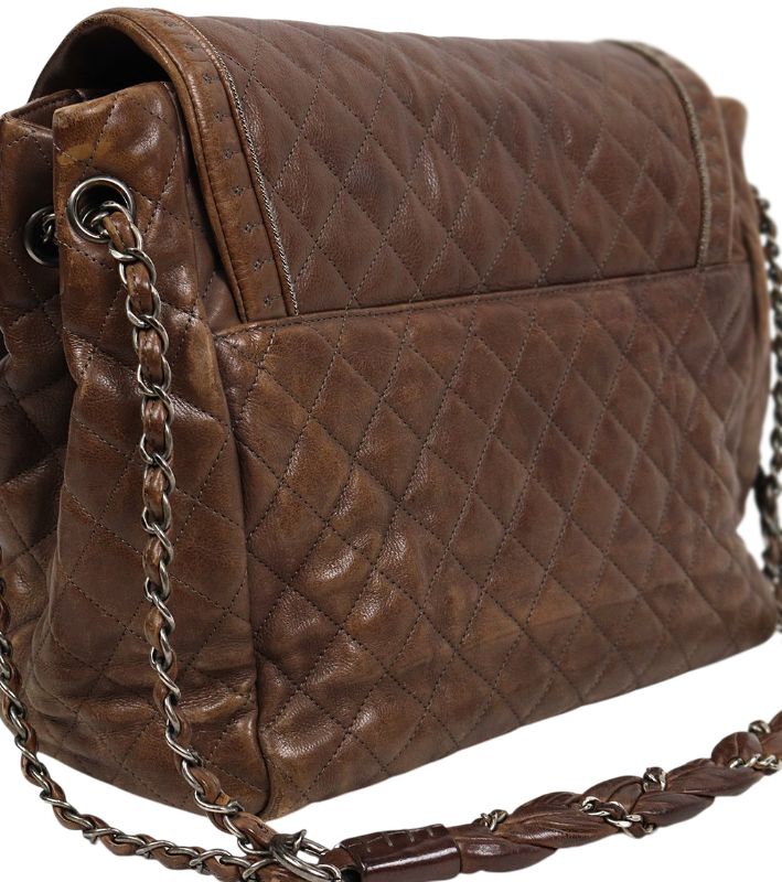 Chanel Brown Seasonal Chain Shoulder Bag