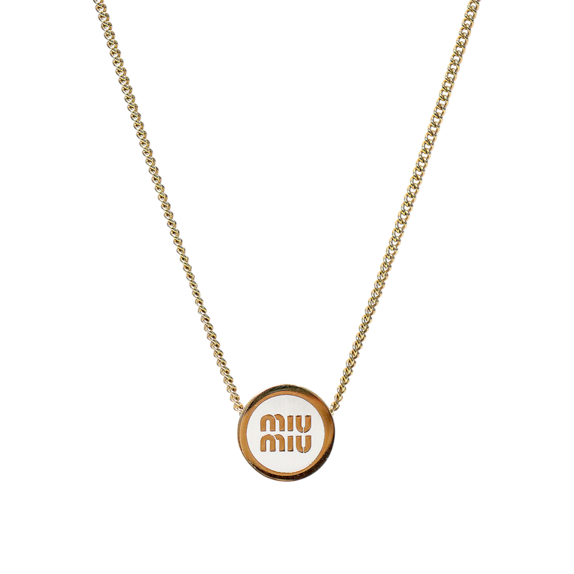 Miu Miu Enamel Necklace