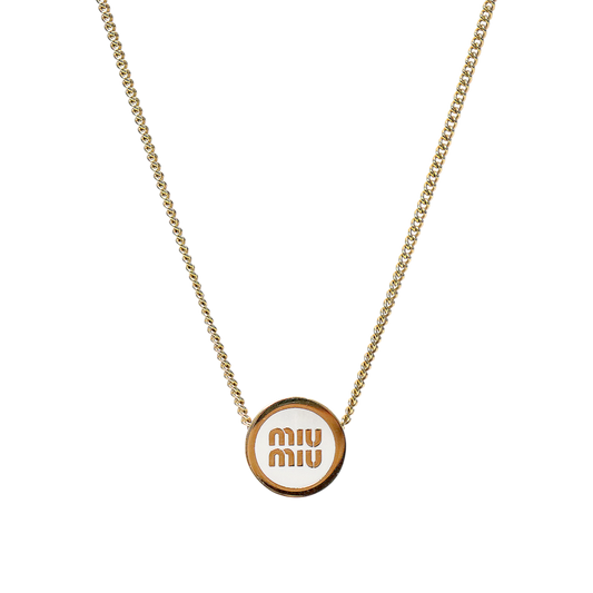 Miu Miu Enamel Necklace