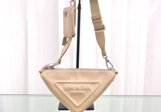 Triangle Shoulder Bag 1BH190 purchased at department store