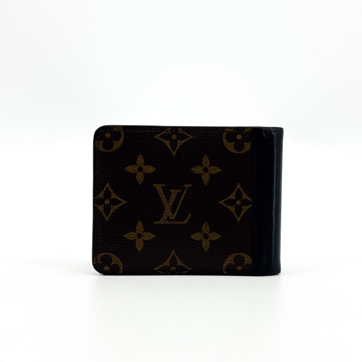 Louis Vuitton Monogram Macassar Multiple Wallet Brown Black