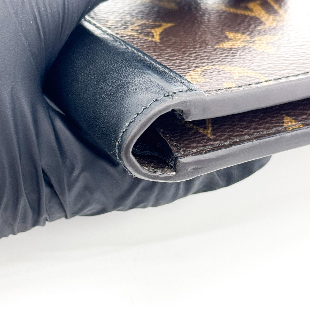 Louis Vuitton Monogram Macassar Multiple Wallet Brown Black