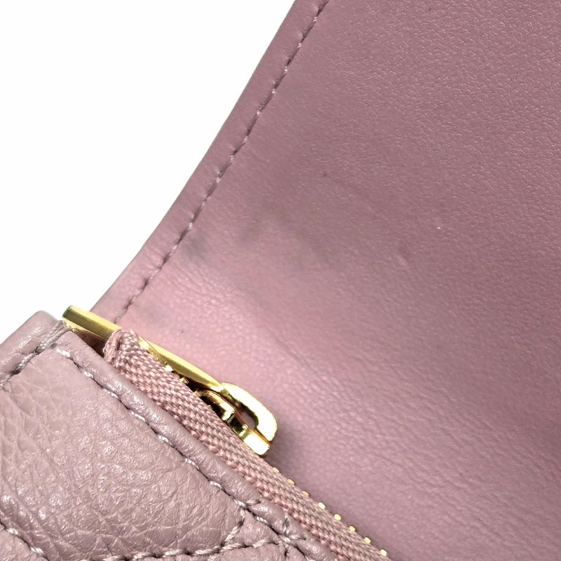 Dior Pink Caro Card Wallet