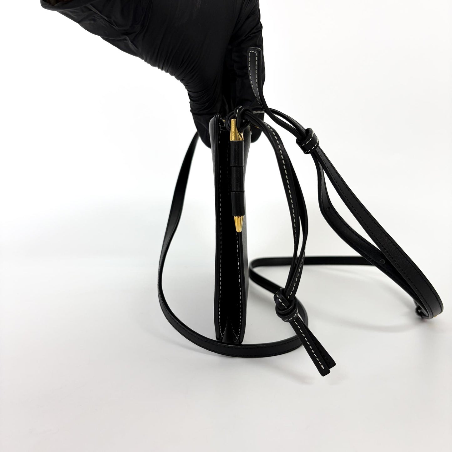 Loewe Hill Duo Bag Soft Calfskin Black