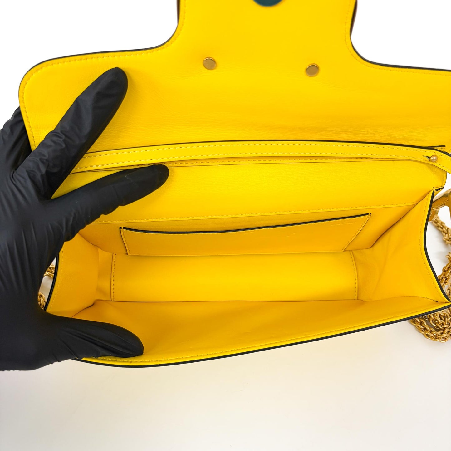 Valentino Garavani V-Logo Rocco Shoulder Bag Yellow