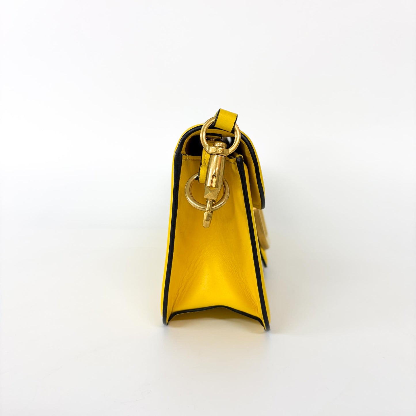 Valentino Garavani V-Logo Rocco Shoulder Bag Yellow