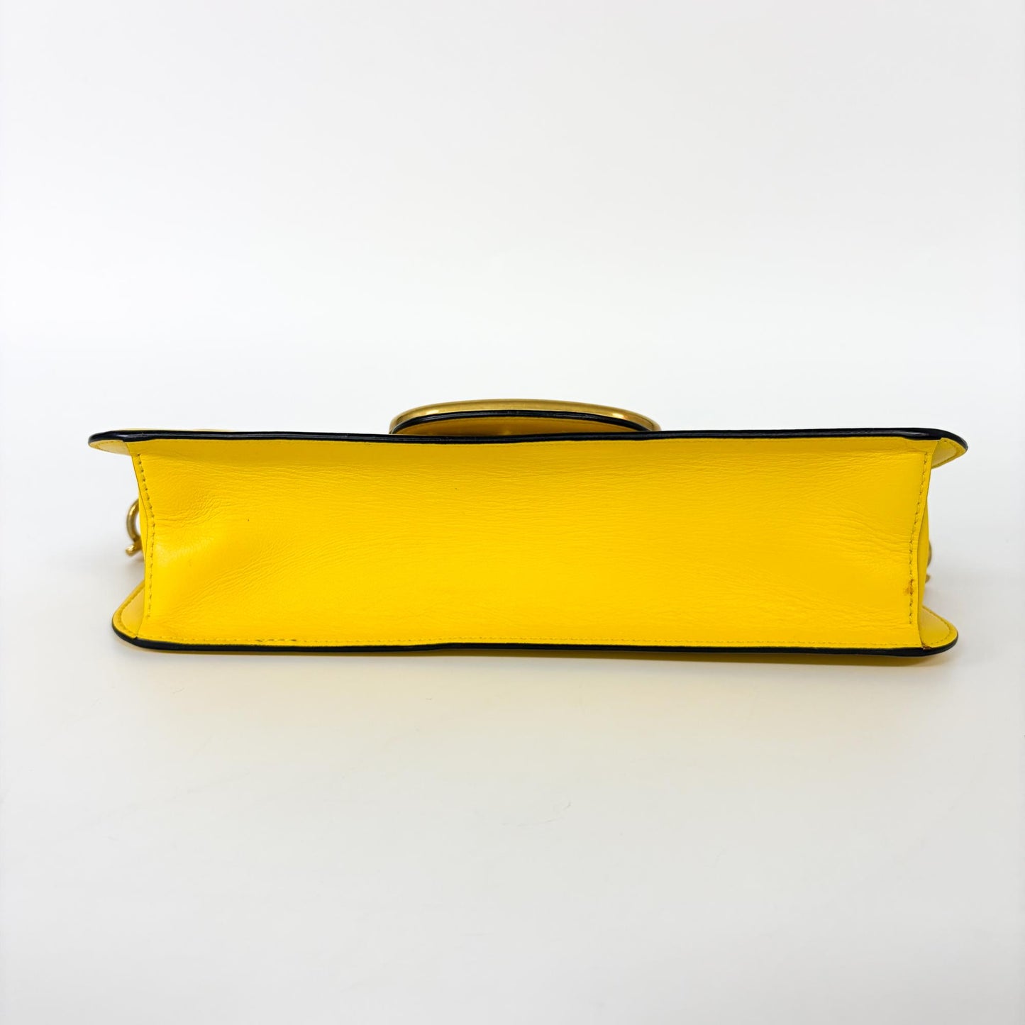 Valentino Garavani V-Logo Rocco Shoulder Bag Yellow