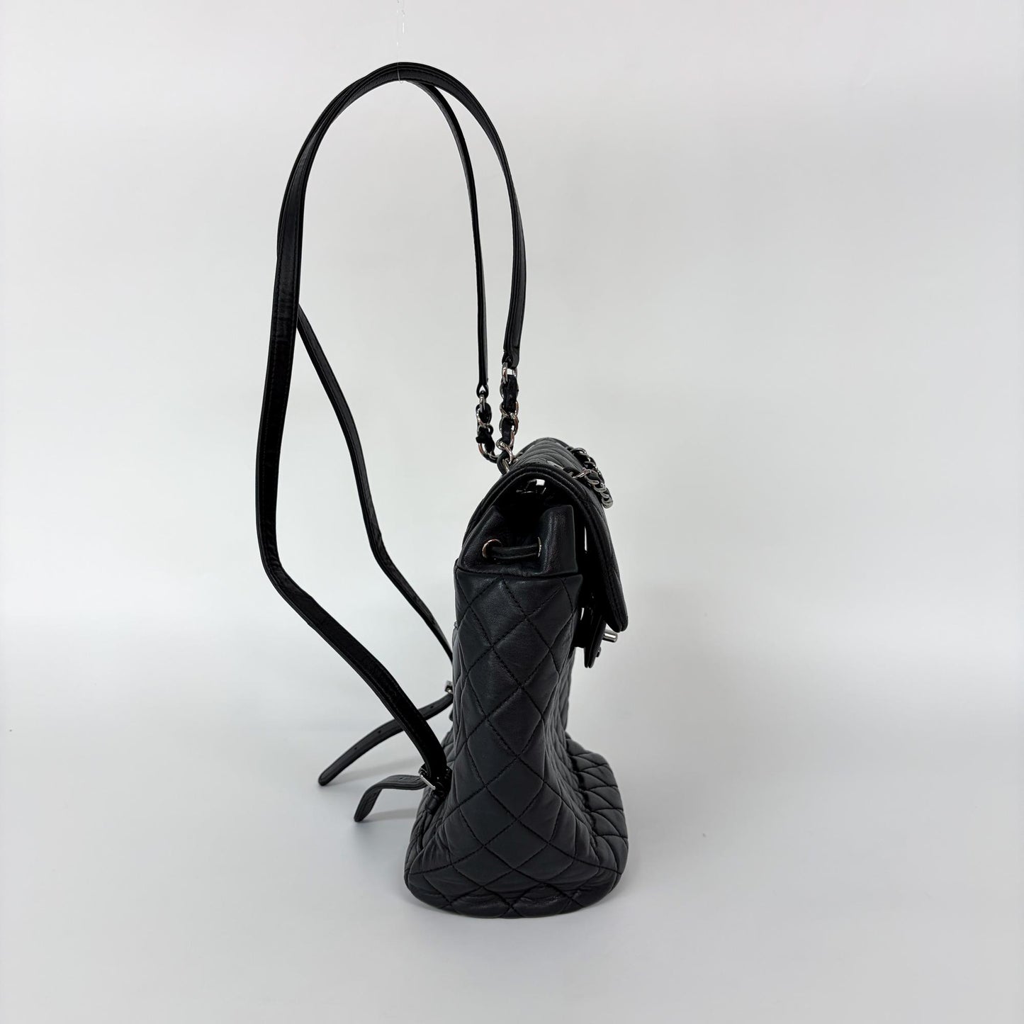 Chanel Urban Spirit Silver Hardware Lambskin Backpack