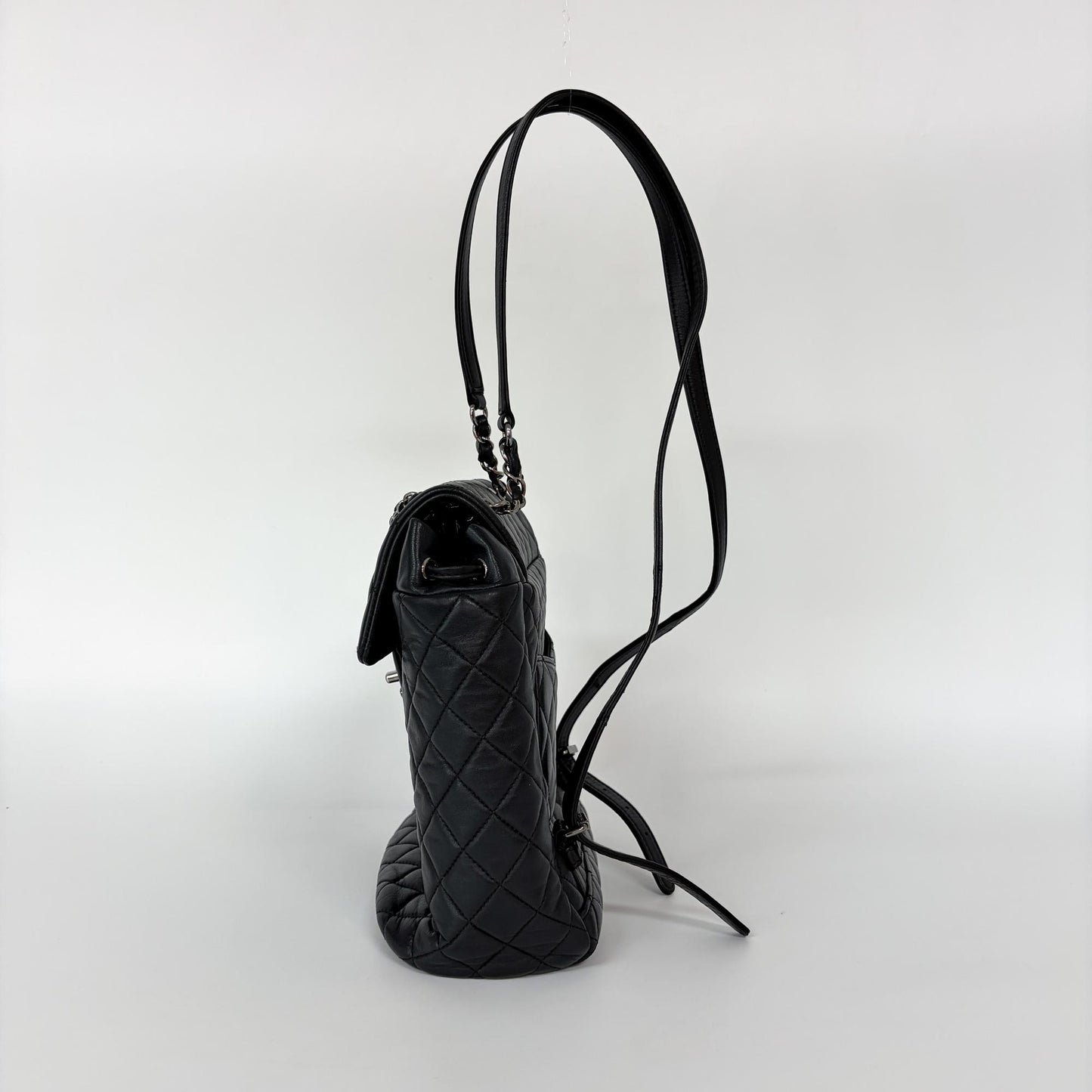 Chanel Urban Spirit Silver Hardware Lambskin Backpack
