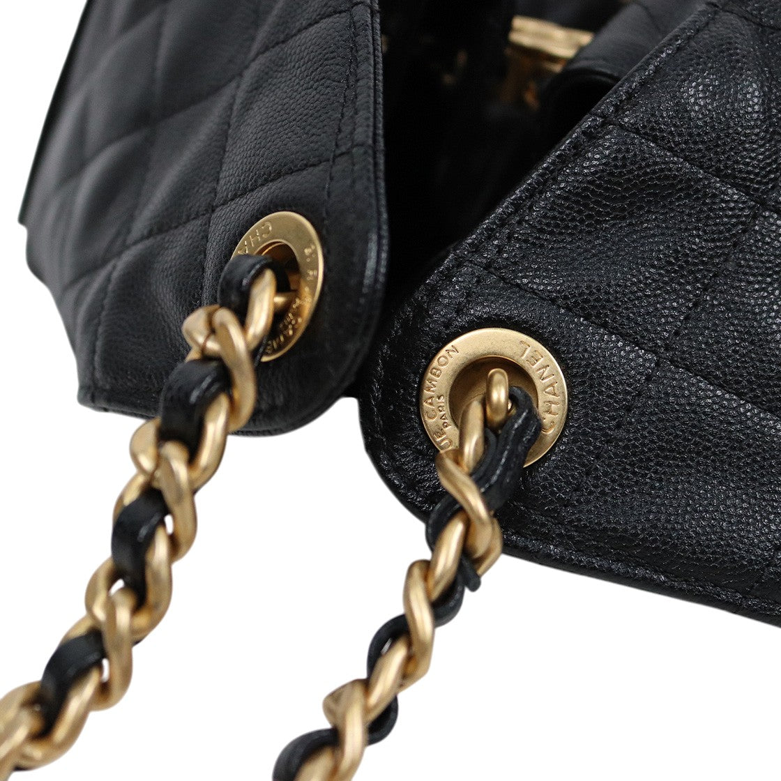 Chanel Black Medium Caviar 25 Bag