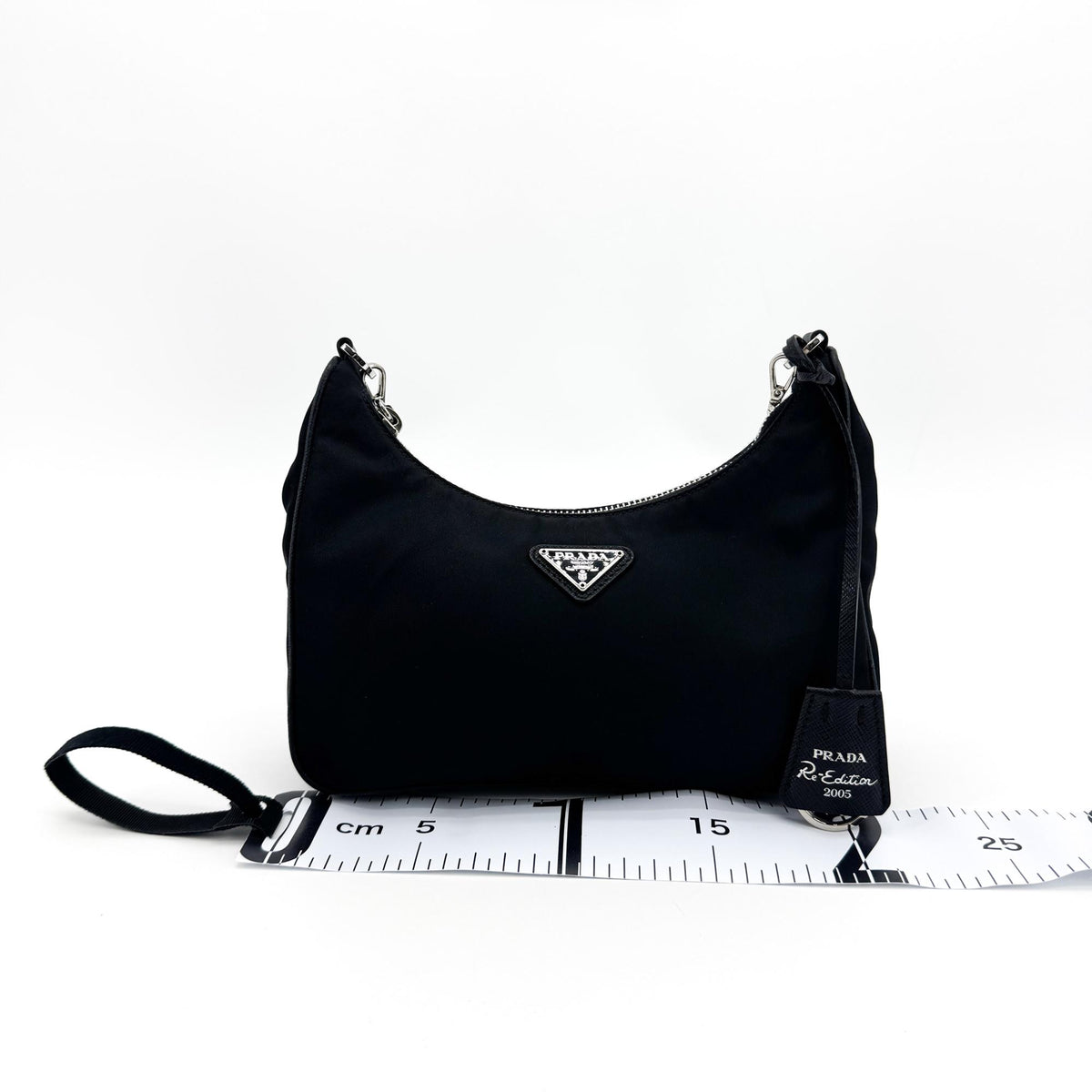 Prada Re-Edition 2005 Re-Ylon Crossbody Bag Black