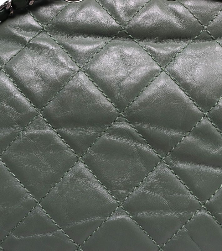 Chanel Small Khaki and Leather Gabrielle Backpack