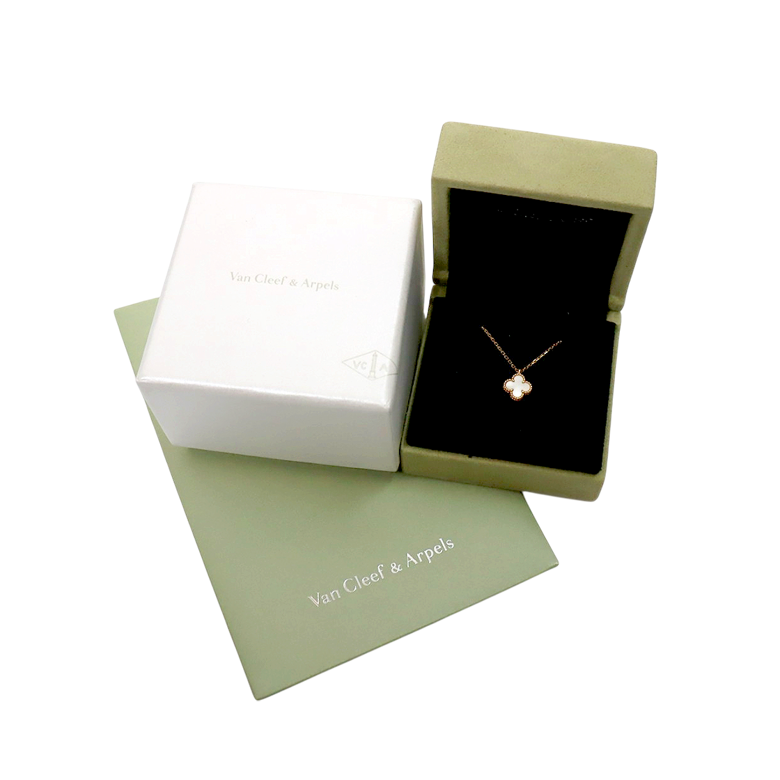 Van Cleef & Arpels Sweet Mother-of-Pearl Alhambra Necklace