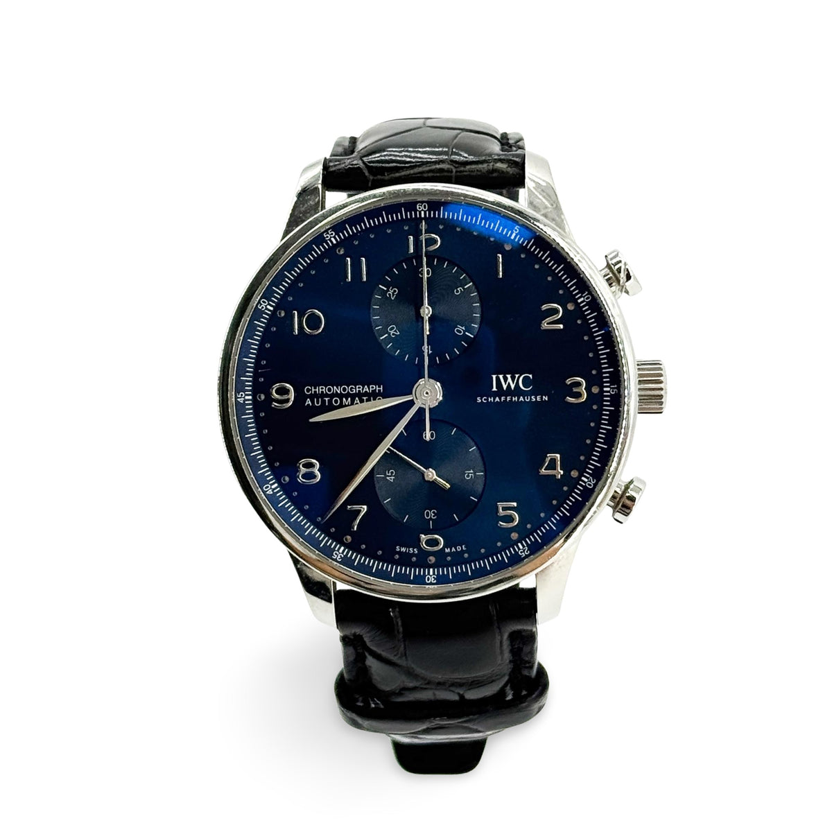 IWC Portugieser Chronograph Blue Silver 41mm