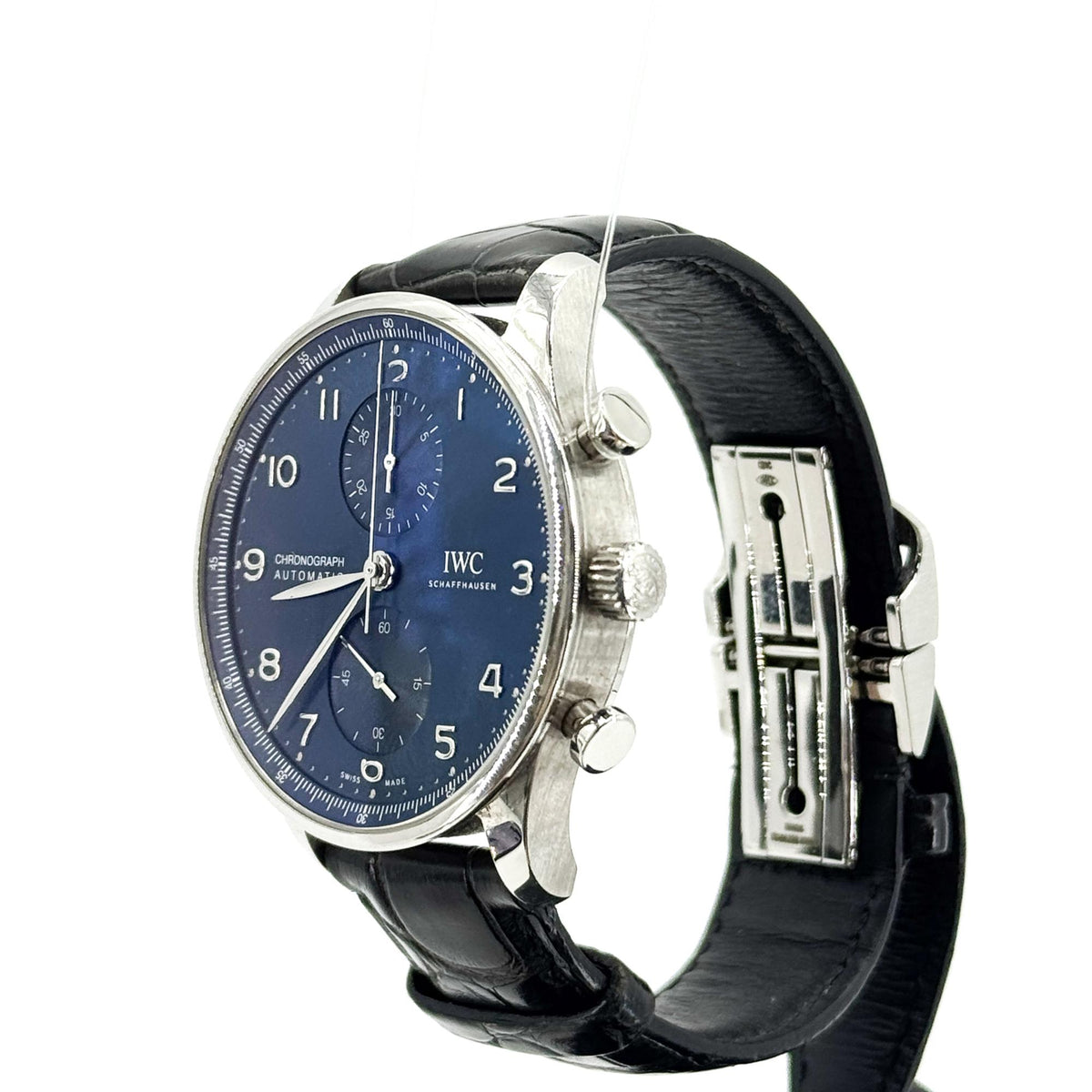 IWC Portugieser Chronograph Blue Silver 41mm
