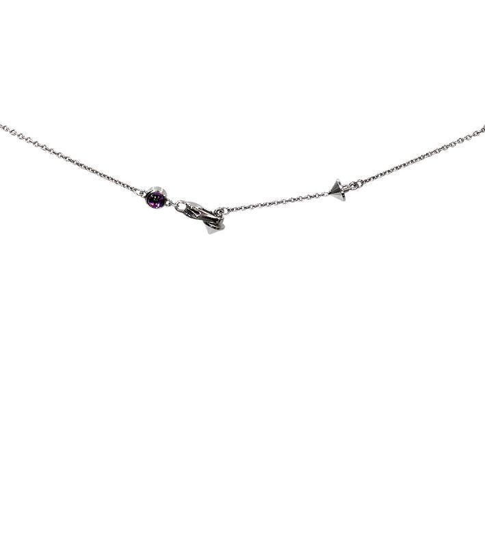 Gucci Stud Heart Silver Necklace