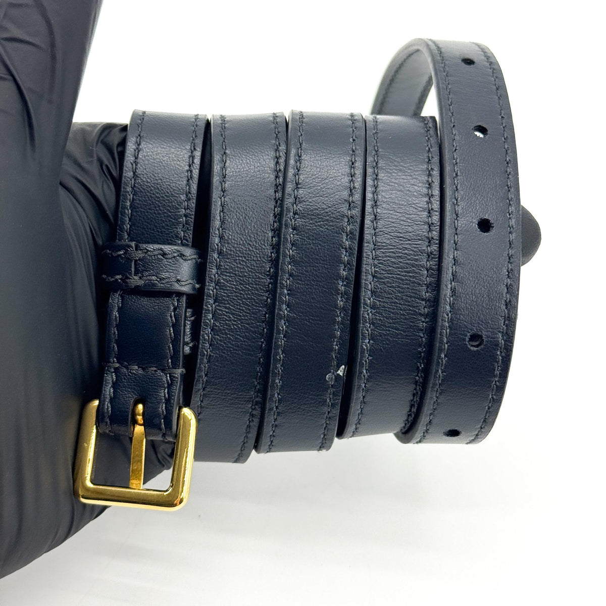 Dior 30 Montaigne Flap Card Holder Blue Oblique