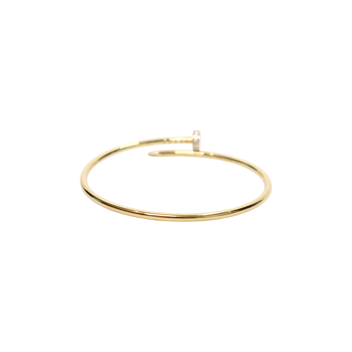 Cartier Small 18K Gold Diamond Just Anclu Bracelet