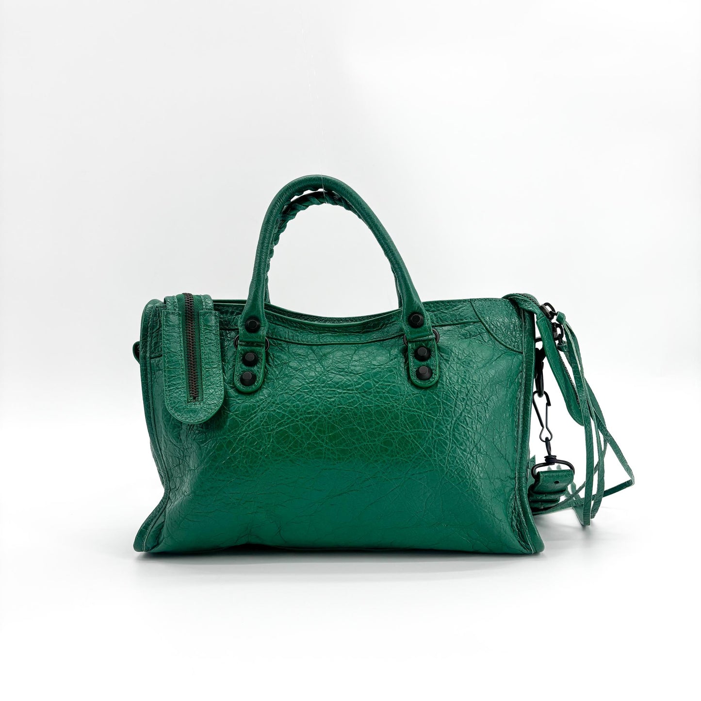 Balenciaga Classic City Small Dark Green