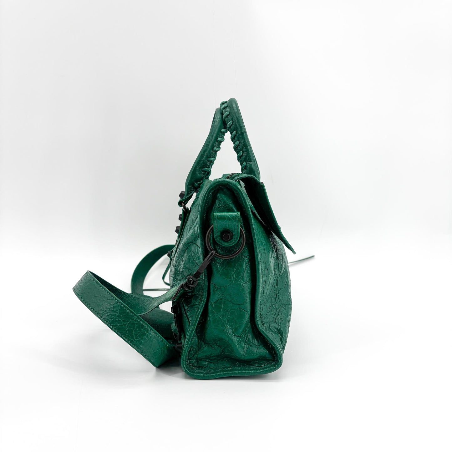 Balenciaga Classic City Small Dark Green